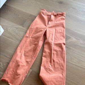 Billabong Orange Flare Wide Leg Jeans
